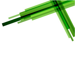 Abstract background with green lines