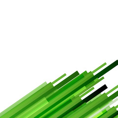 Abstract background with green lines