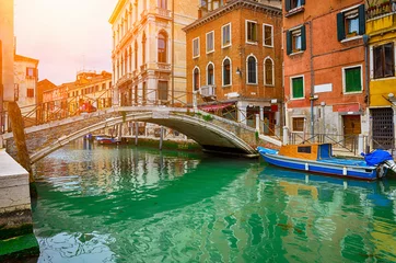 Zelfklevend Fotobehang Canal in Venice. Italy © Ekaterina Belova