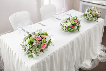 table setting, festive tables ready for guests.