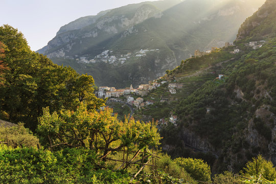Valley near Ravello in Italy