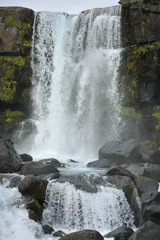 Iceland waterfall