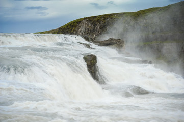 Iceland waterfall