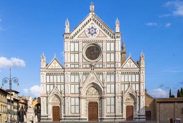 The Basilica di Santa Croce, Florence, Italy
