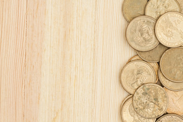 Gold coin money background