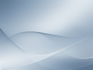 Abstract soft blue wave design element 