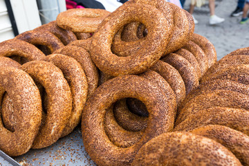 Traditional Turkish bagel