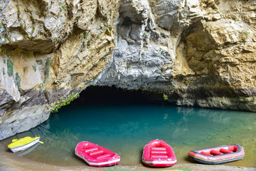 cave tourism concept