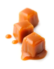 Caramel candies.