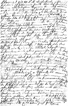 Handwritten text. Grunge paper texture background