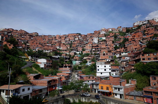 A Poor Barrio In Medellin, Colombia