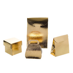 favor boxes isolated on white background