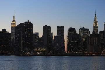 ニューヨーク　マンハッタン都市景