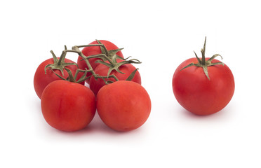 tomato isolated on white background