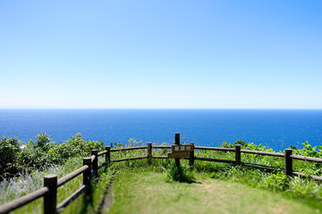 海が見渡せる展望台