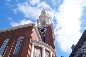 Fototapeta na wymiar Boston church 