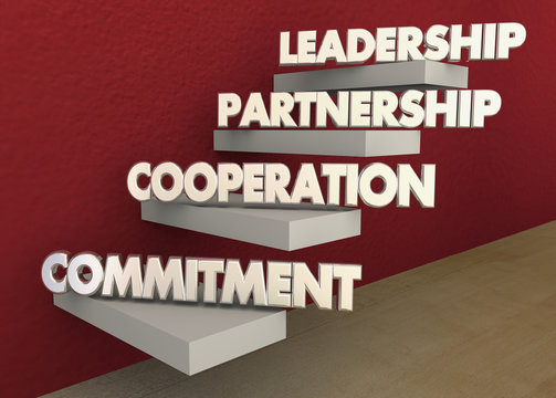 Leadership Partnership Collaboration Commitment Steps 3d Illustration.jpg