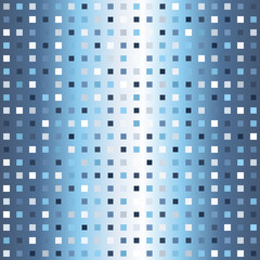 Glowing square pattern. Seamless vector gradient background