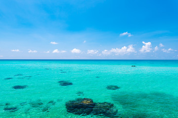 Sea, landscape. Okinawa, Japan, Asia.