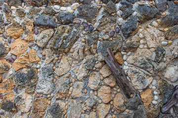 Background of stone wall texture abstract for design