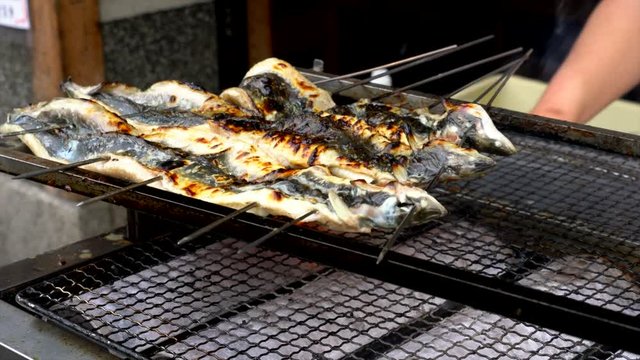 Unagi grill Japanese food, eel grill