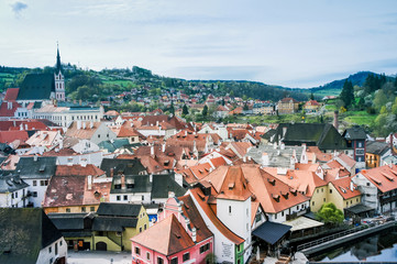 View of Cesky Krumlov, Czech Republic