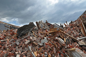 Christchurch Earthquake - Remains of Shop in Riccarton Road.