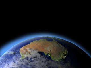 Australia from space