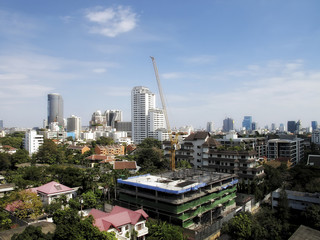 residential area in Bangkok Thailand