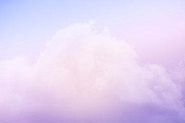 soft cloudy sky with pastel gradient color, nature abstract background