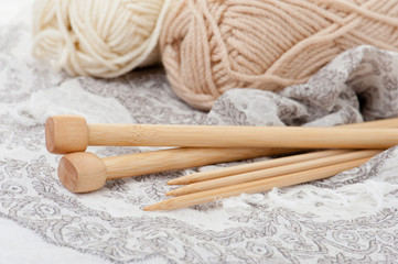 Fototapeta na wymiar equipment for knitting