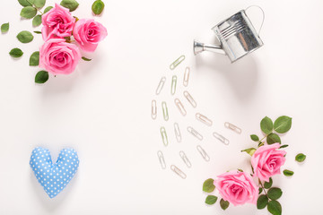 Valentines Day theme with roses