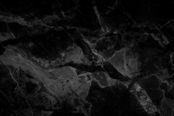 Black marble natural pattern for background, abstract natural marble black and white for design art work.
