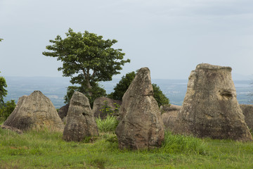 Stonehenge in thailand.mor-hin-khao chaiyaphum.