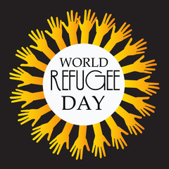 World refugee day.