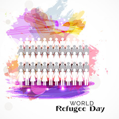 World refugee day.