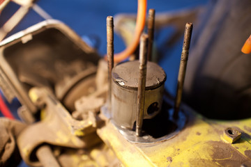 Damaged piston of 50cc scooter