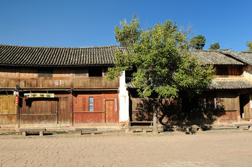 Famous Ancient village Shaxi near Jianchuan city, Yunnan, China