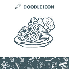 doodle pasta noodle