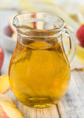 Apple Cider (selective focus, close-up shot)