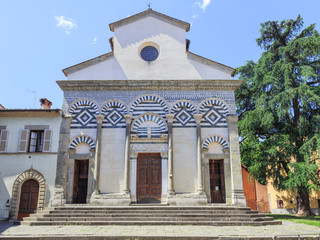 
Facade - Church of Sant' Andrea ,(Pieve di Sant'Andrea), is a church from 8th century in Pistoia,...