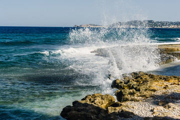 Sea spray