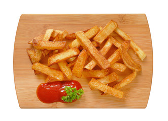 fried chipped potatoes