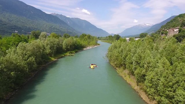 Rafting and kayaking - Aerial view