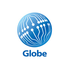 vector logo globe