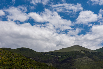 Fototapeta na wymiar Mignano Monte Lungo CE, panorama