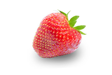 strawberry isolated on white background.