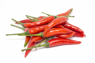 chili pepper isolated on white background.