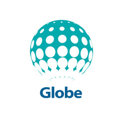 vector logo globe
