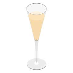 Glass of champagne